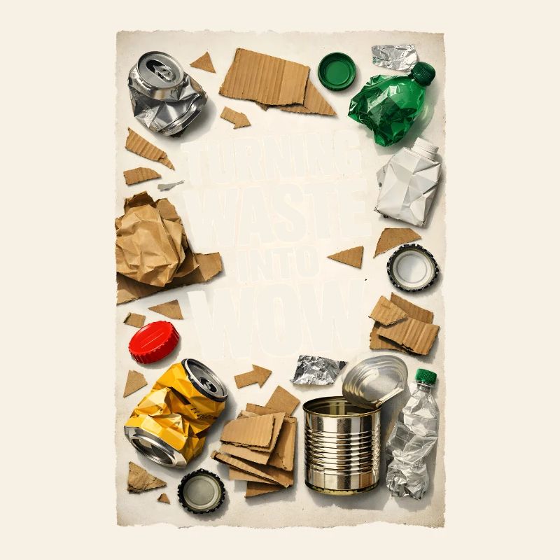 Le gaspillage devient wow | Recyclage du recyclage