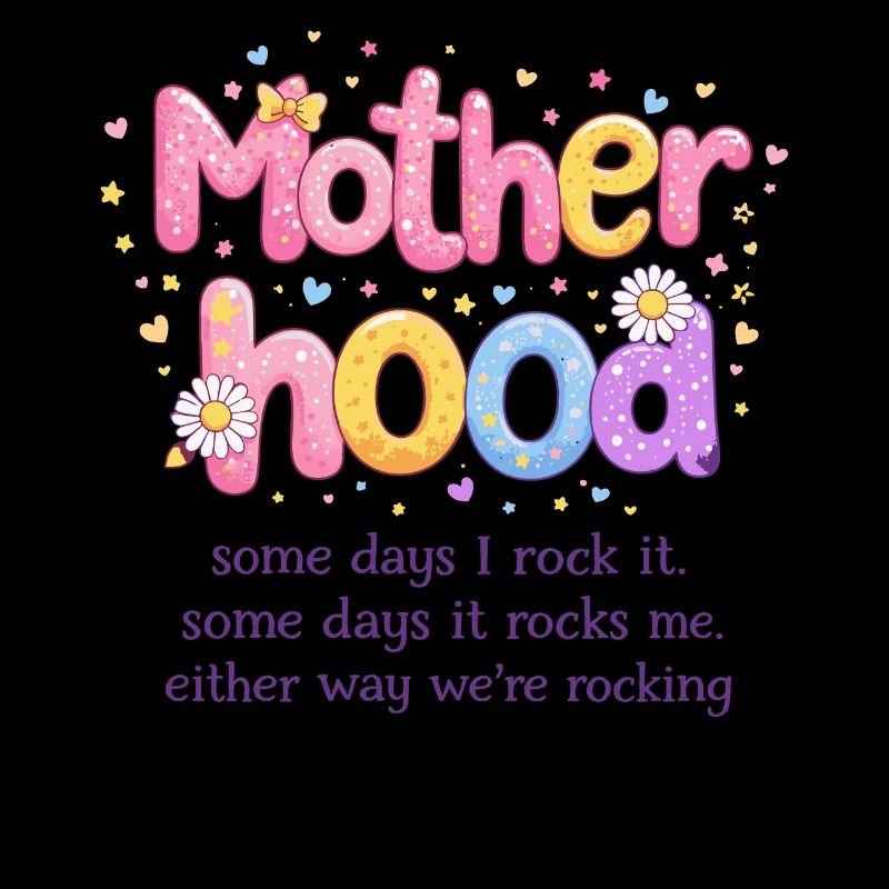 Groovy Retro Mutterschaft – Das Leben von Mom Rock