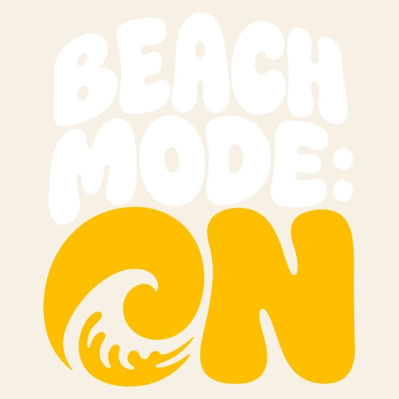 Beach Mode Summer Wave Design