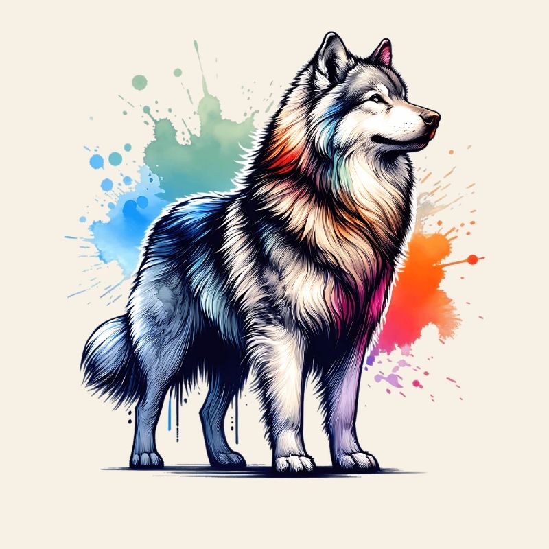 Wolfhund Geschenk