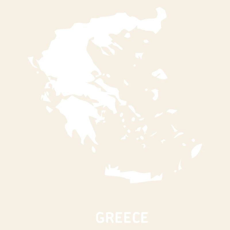 Une carte de la Grèce