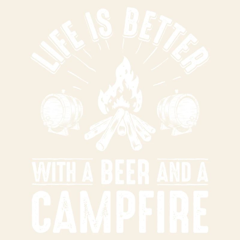 Graphique de la soirée bière au feu de camp