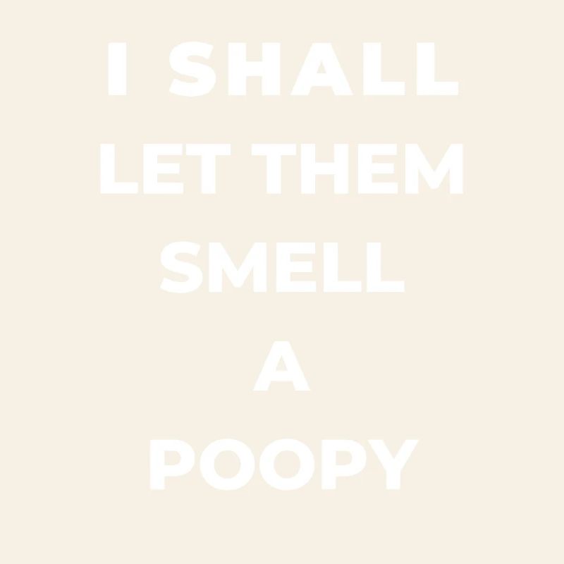 Ich bringe sie dazu, einen zu riechen Textdesign