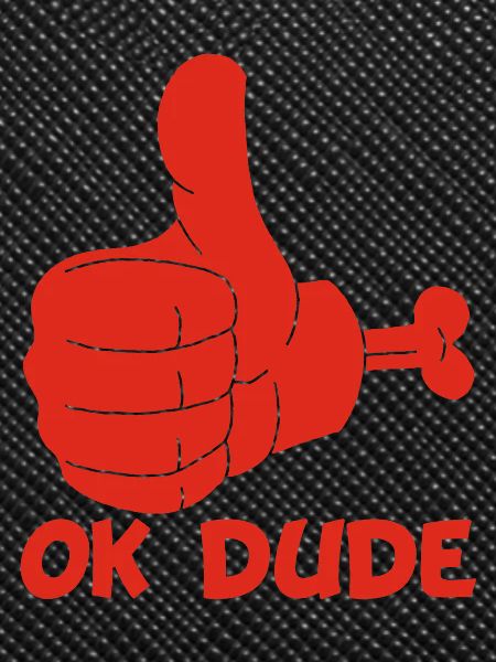 Ok man! (red)