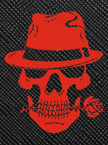 Gangster red skull