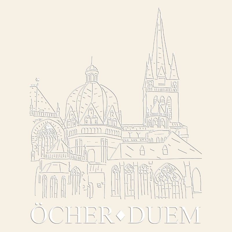 Öcher Duem, Cathédrale d’Aix-la-Chapelle, Platt, dessin
