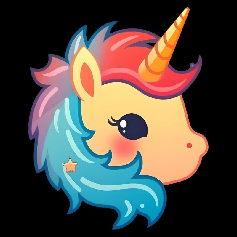 Licorne mignonne | Conception de licorne | Illustration