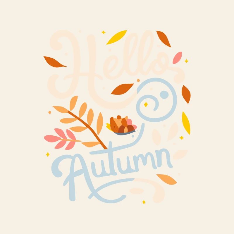 Hallo Herbsttypografie - Herbstmode