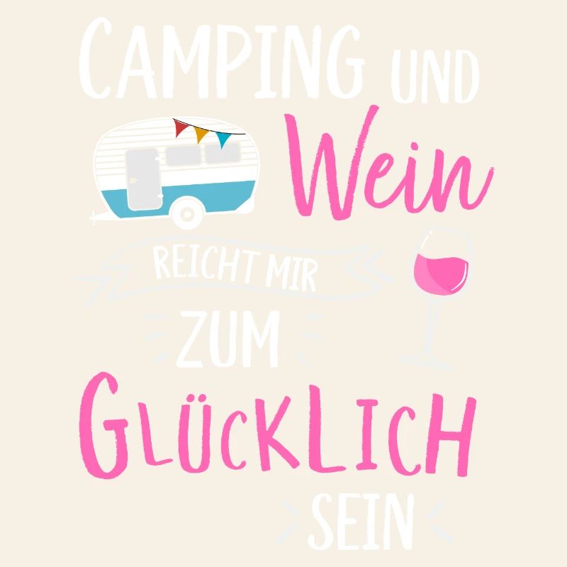 Camping und Wein Wohnwagen Camper Campingplatz