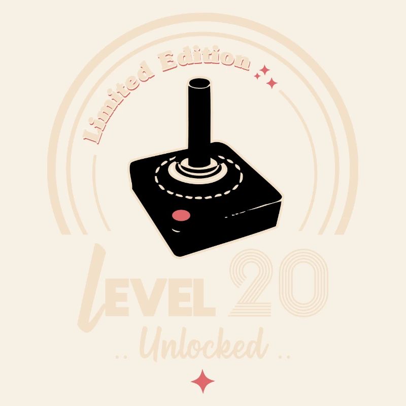 Design rétro joystick édition limitée