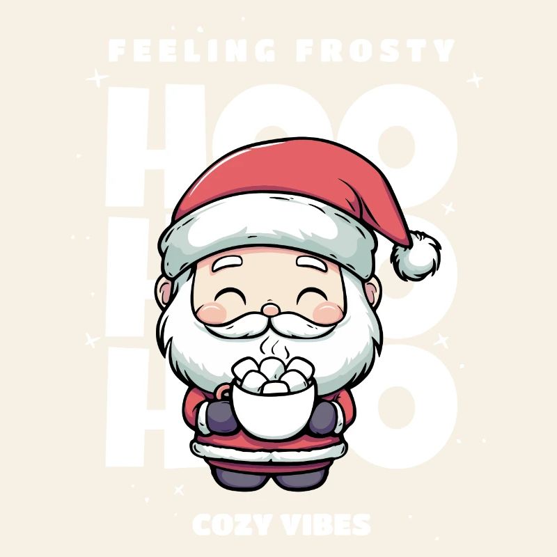 Weihnachten Pullover - Weihnachtsmann, Geschenk