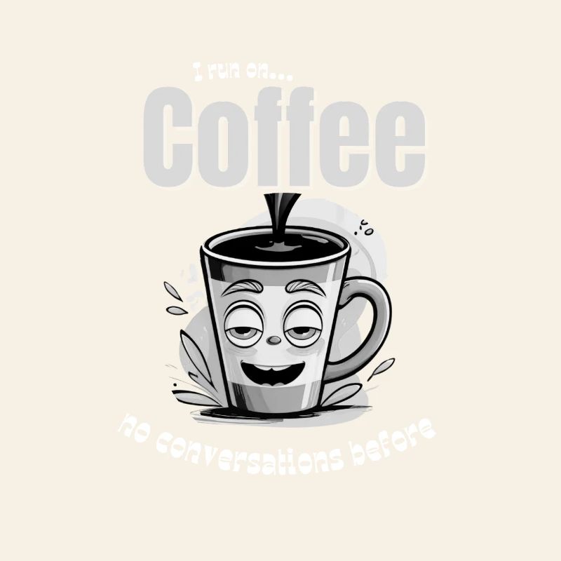 Ambiance café – Pas de conversations avant le café