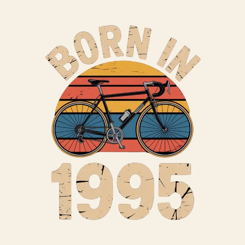 Né en 1995 Retro Bicycle Design