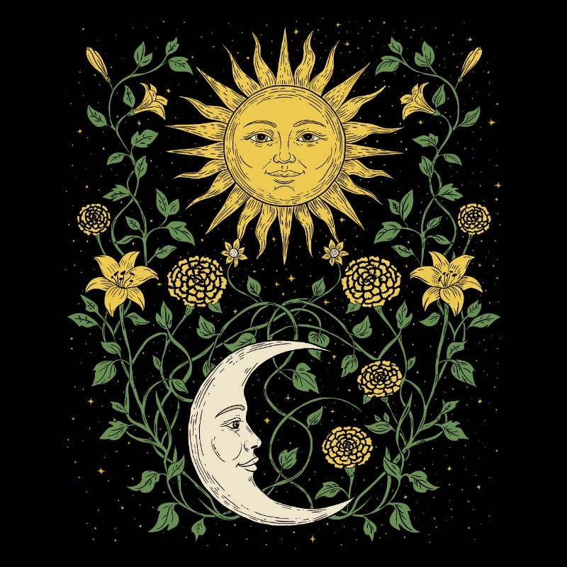 Nature Sunshine and Lunar Theme