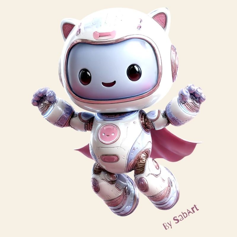 Cute Kitty 3D Volant – Couleurs Pastel