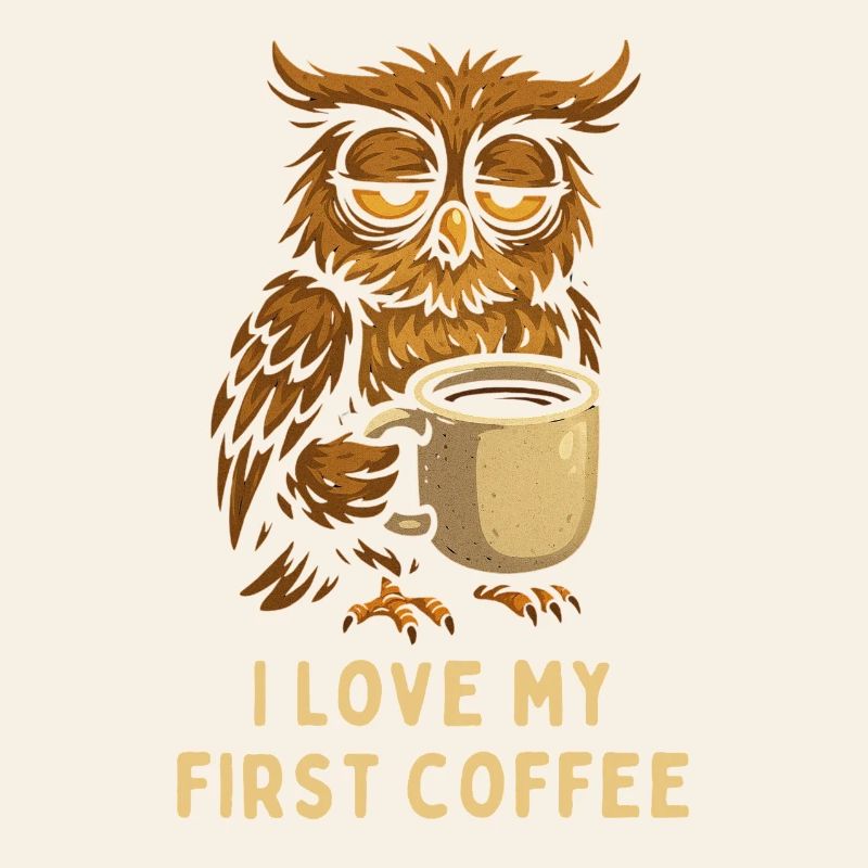 J’adore mon premier Coffee Eule Owl