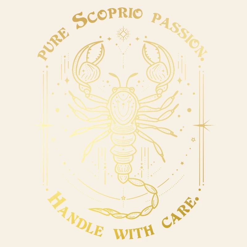 Skorpion Leidenschaft Sternzeichen Geschenk Astrologie Kunst