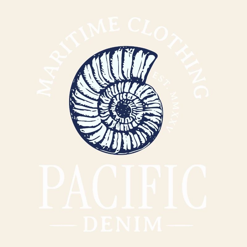 Nautical Shell Spiral Print