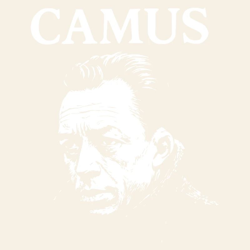 Albert Camus Existential Noir Portrait