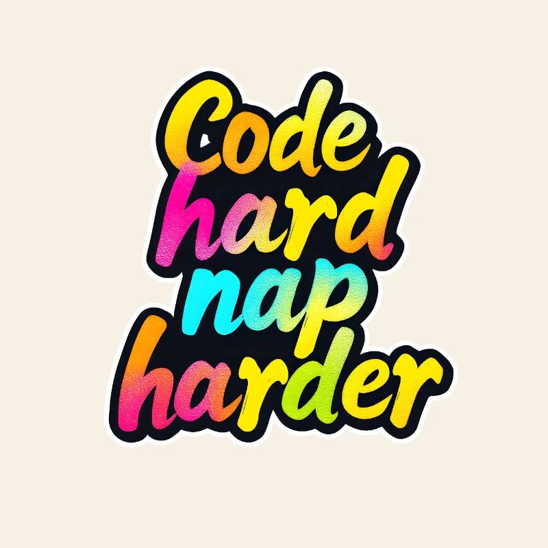 Code Hard Nickerchen Härter Lustiger Programmierer Tee