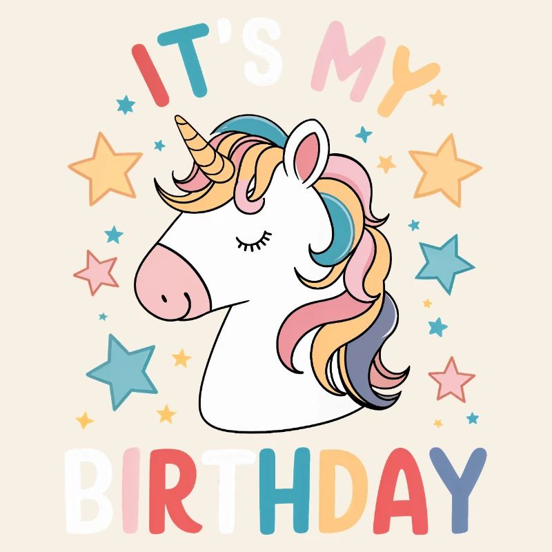 Es ist meine Geburtstags-süße Einhornparty
