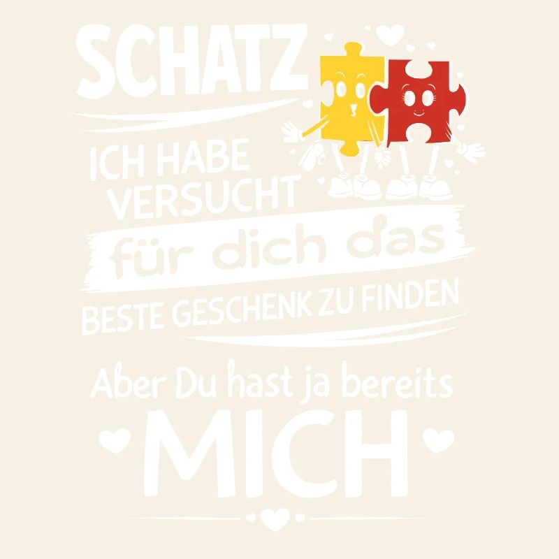 Schatz Geschenk Spruch Puzzleherz