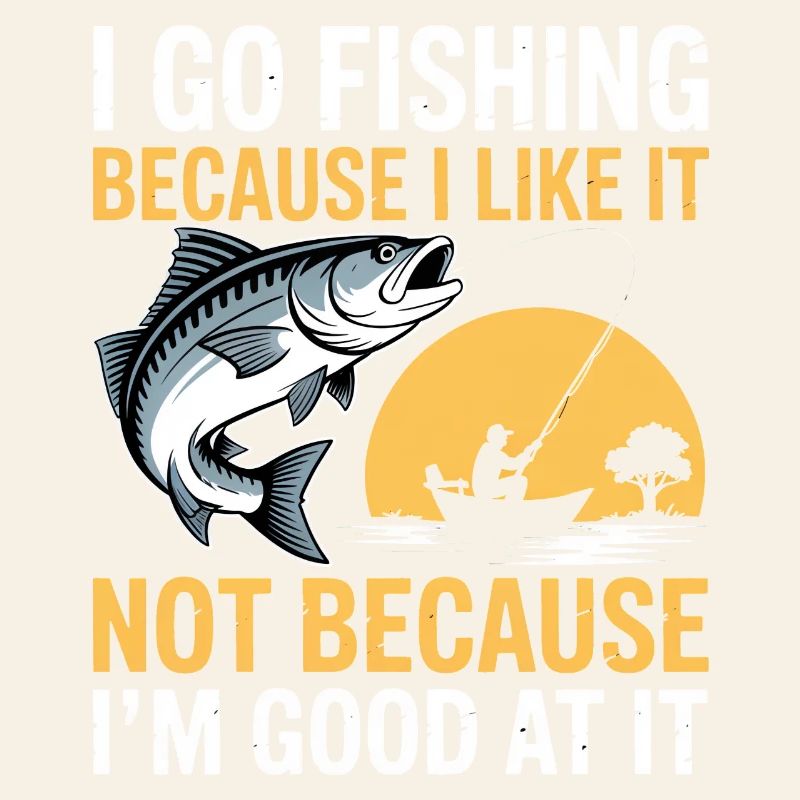 Je vais pêcher parce que j’aime ça