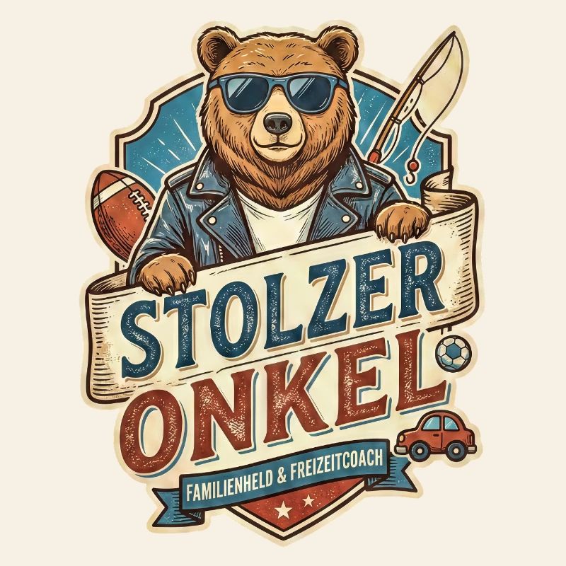 Stolzer Onkel Bär – Freizeitheld