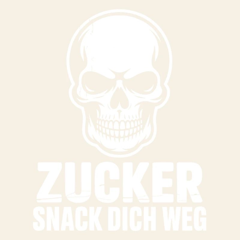 Zucker Schädel Snack Dich Weg