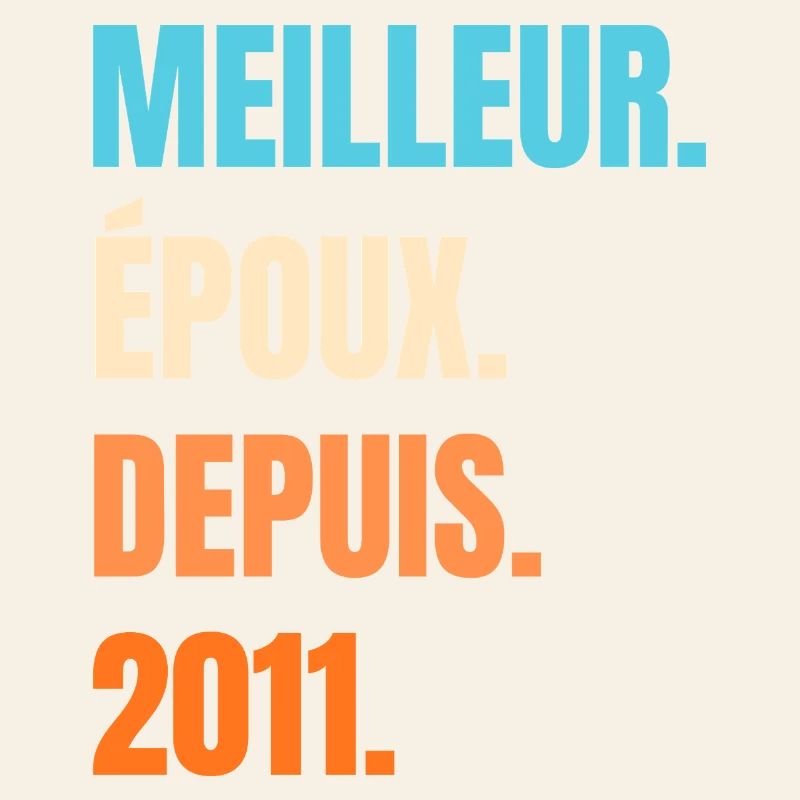 Bester Ehemann seit 2011 Geschenk-Ehemann