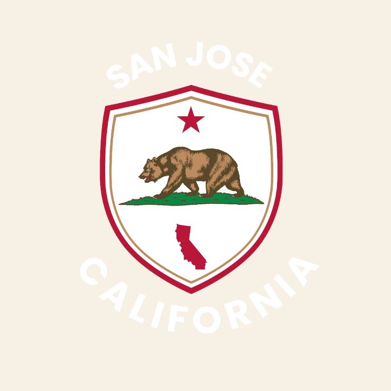 San Jose Shield Bear Emblem
