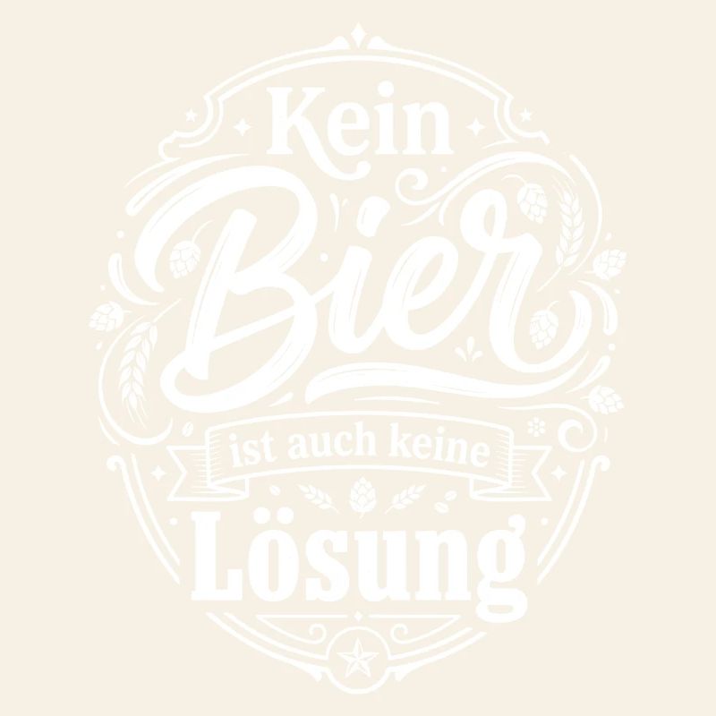 No beer is also no solution humor saying