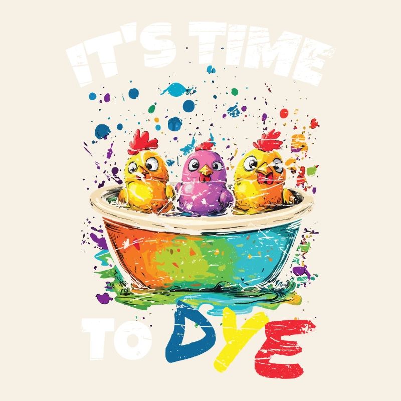 Funny Egg Dyeing Colors For Easter Artists