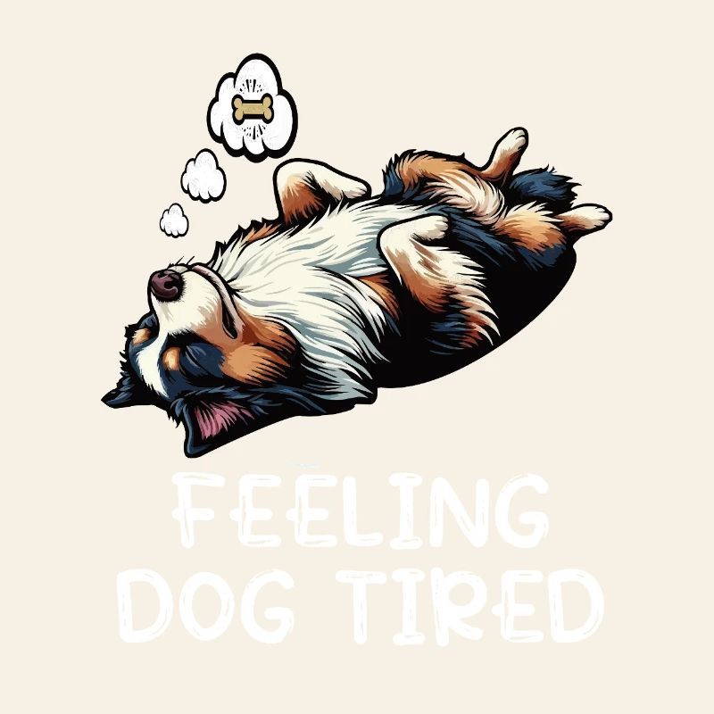 Feeling Dog Tired Australian Shepherd Aussiehalter