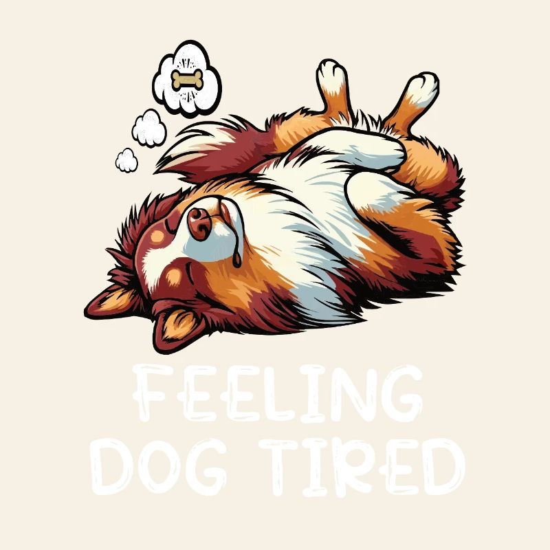 Feeling Dog Tired Australian Shepherd Aussiehalter