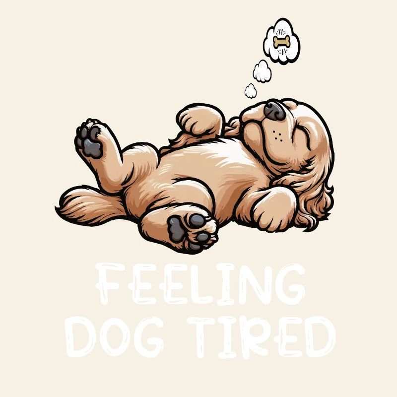 Feeling Dog Tired Cocker Spaniel Cockerhund Cocker