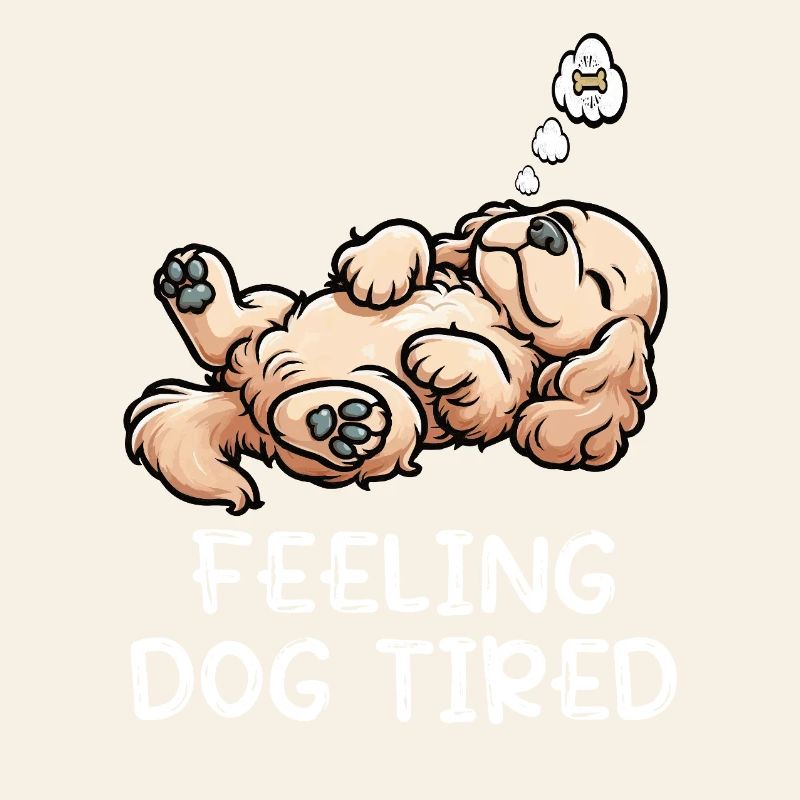 Feeling Dog Tired Cocker Spaniel Cockerhund Cocker