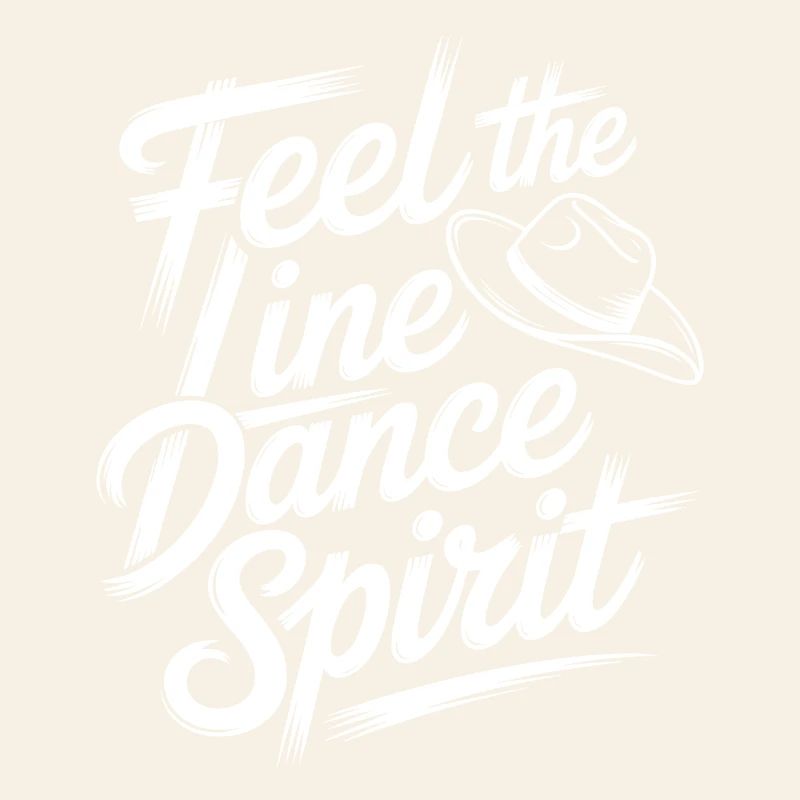 Line Dance Spirit Brush Script