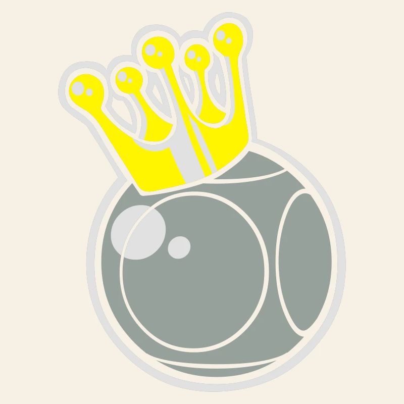 roi pétanque logo flex