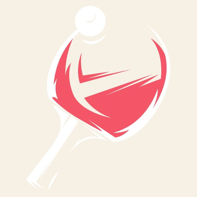 Table Tennis Racket Game Illustration Team
