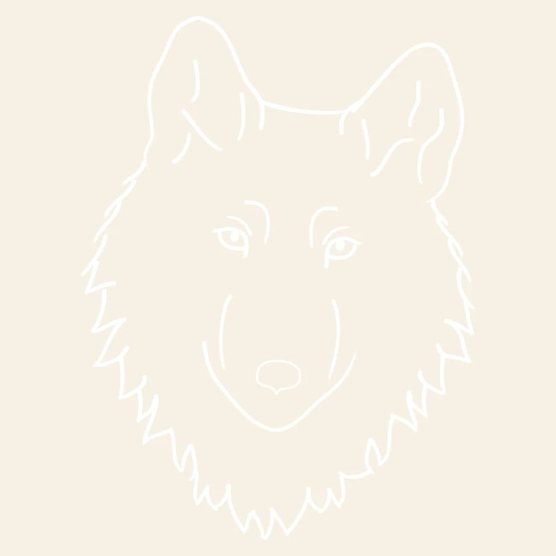 Loup - blanc