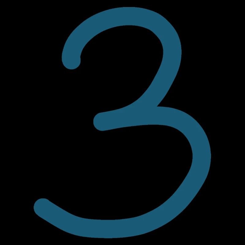 3 Number three number birthday