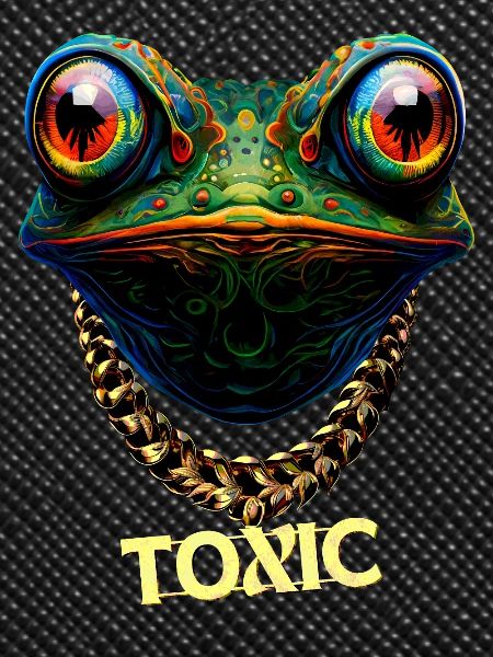 Cute toxic frog