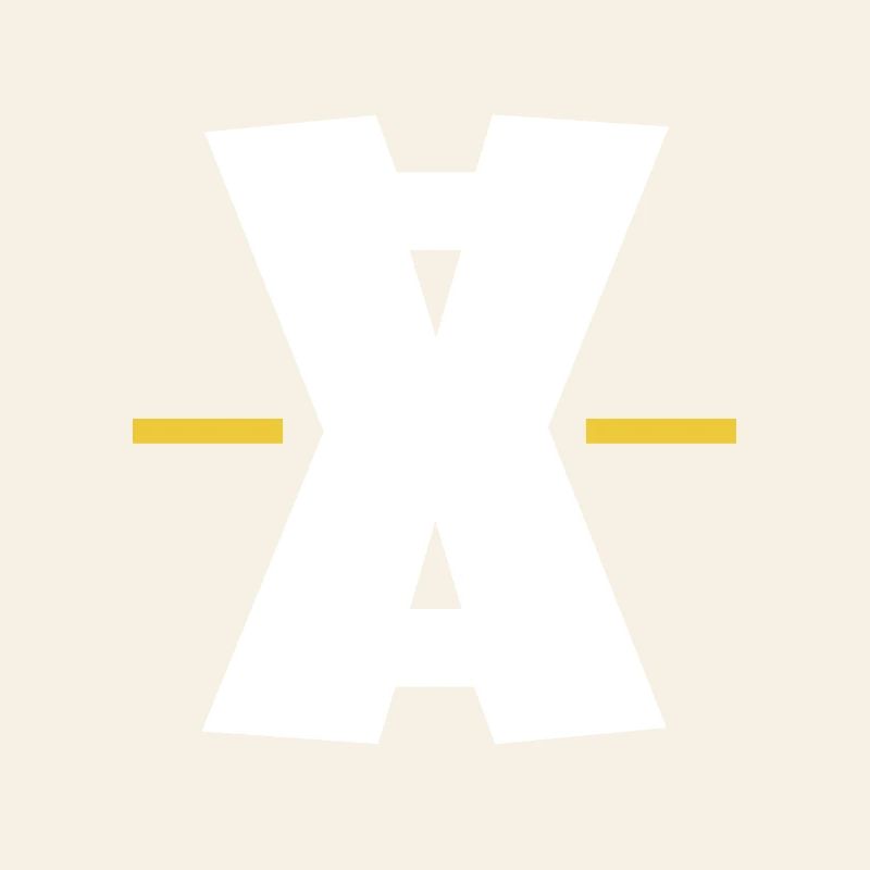 Art numérique Double X dash