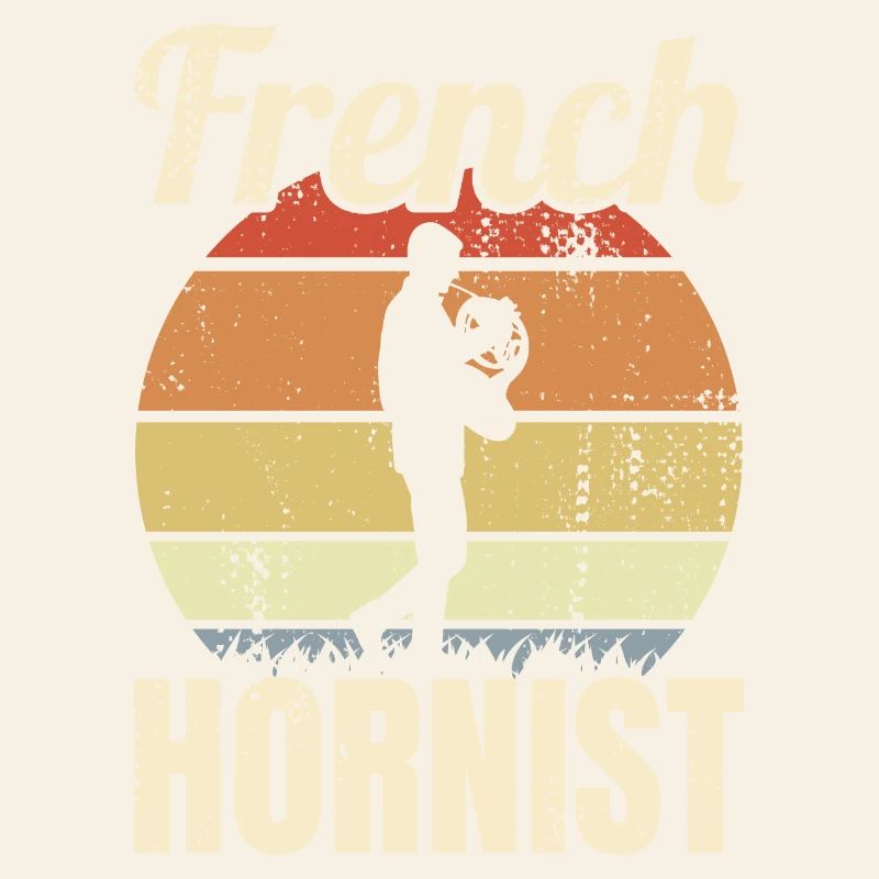 Corniste français look vintage