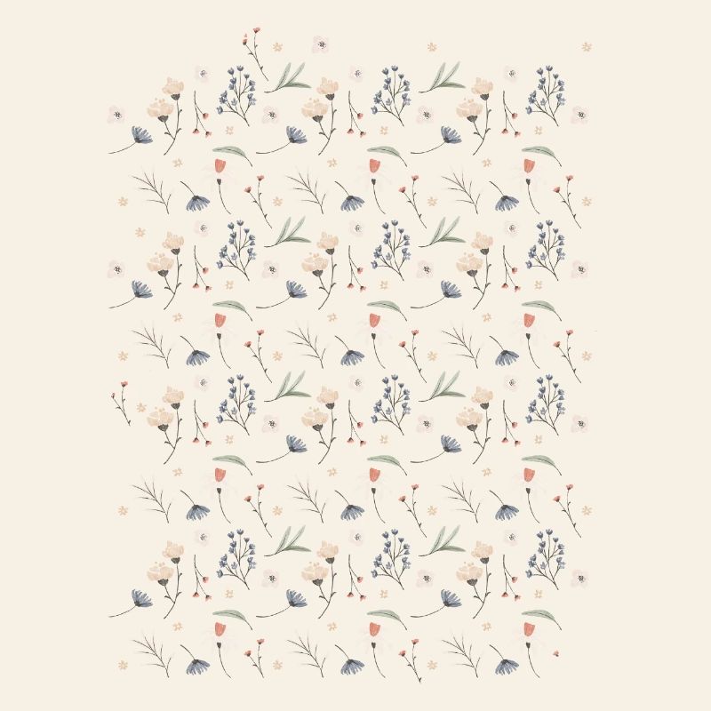 Pastel floral pattern