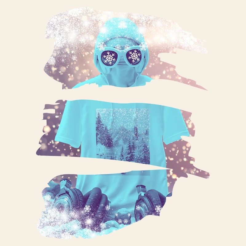 It's snowing