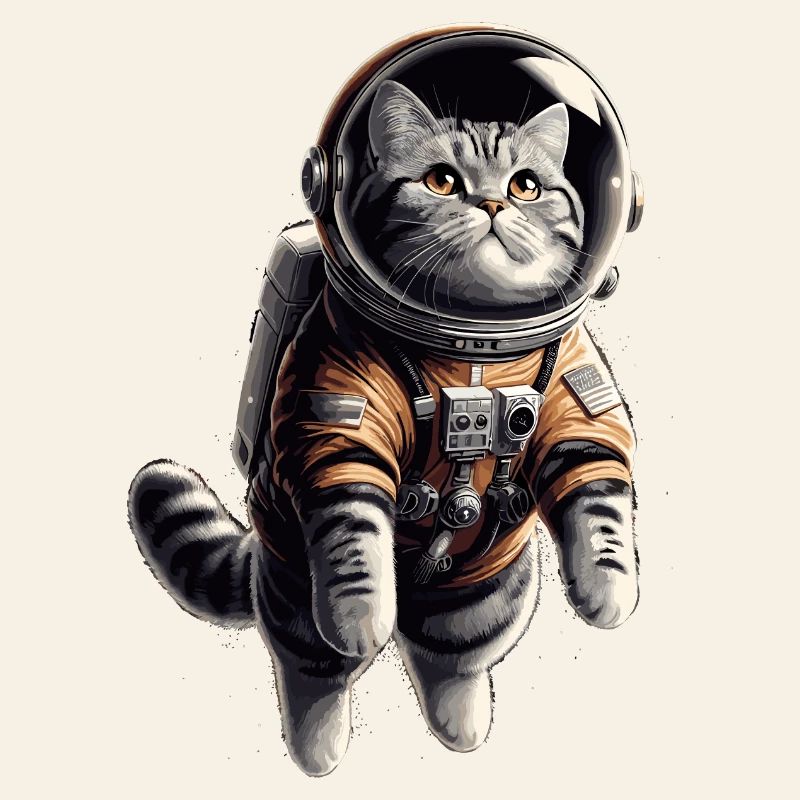 Astronaut BKH getigert Geschenk