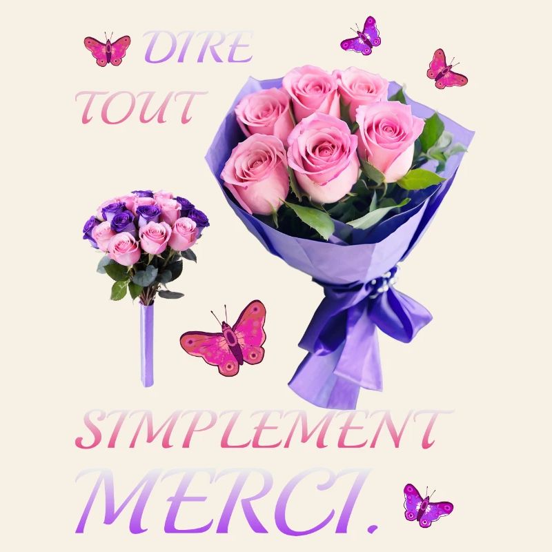 Dites simplement merci.
