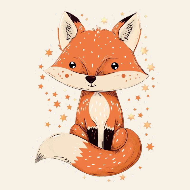 Fuchs mit Sternen